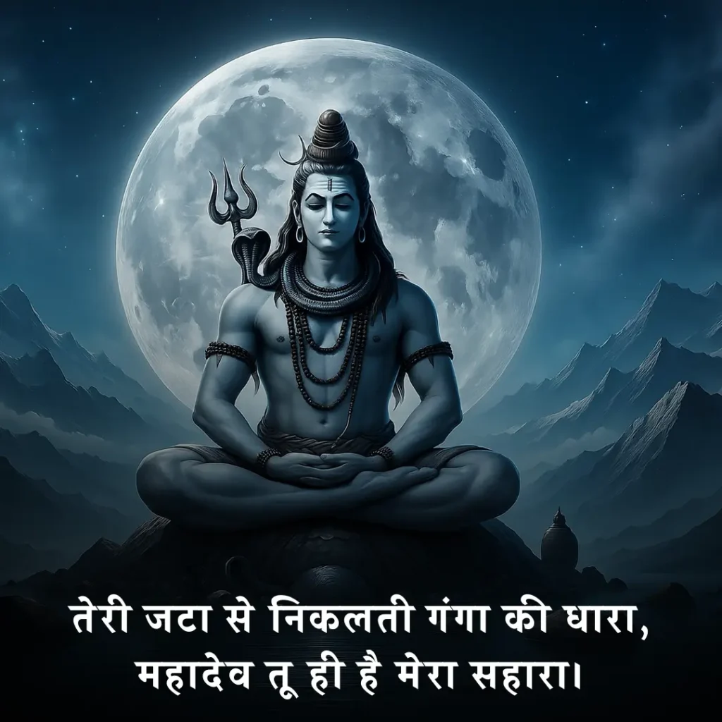 🔱 महादेव शायरी हिंदी