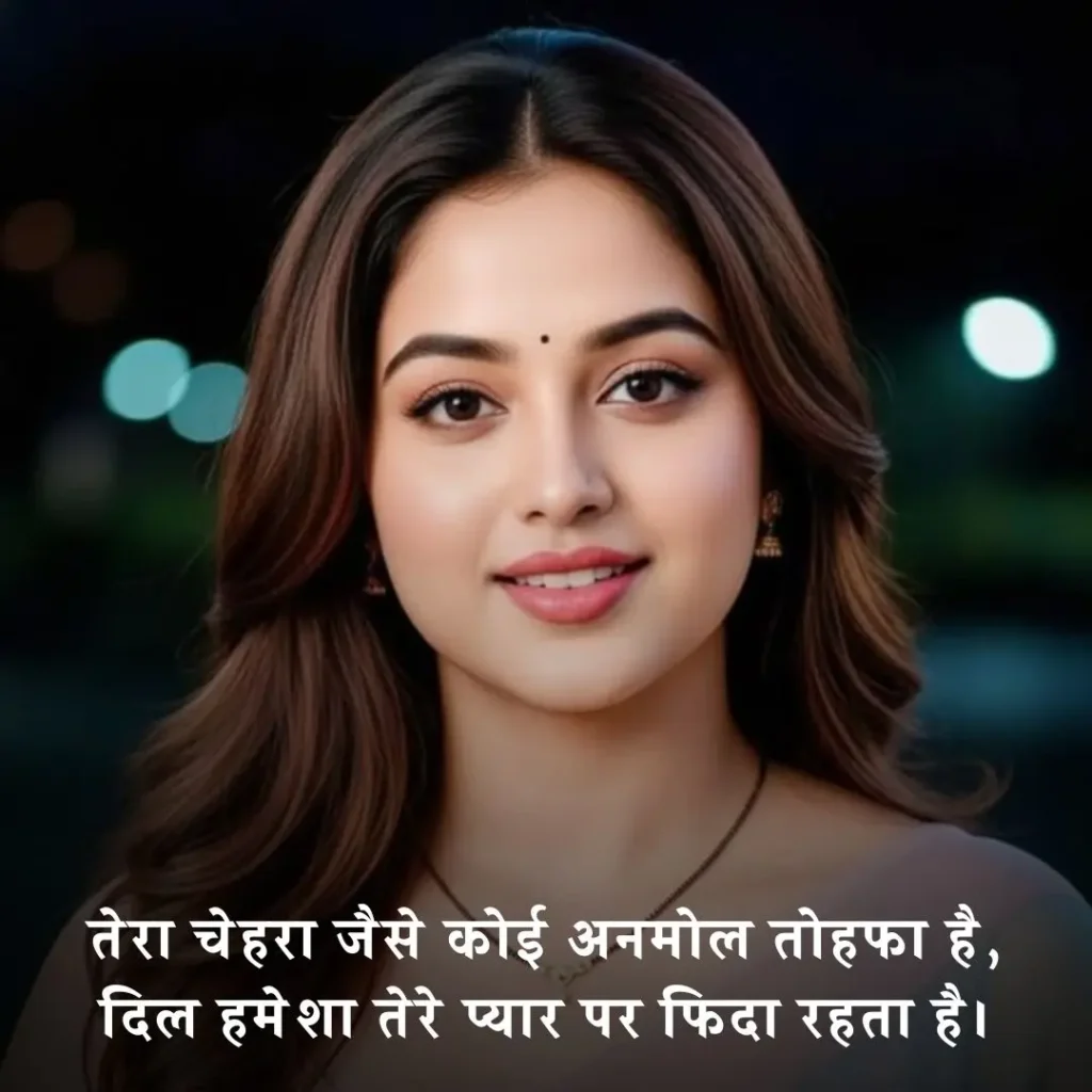 चेहरे की तारीफ शायरी